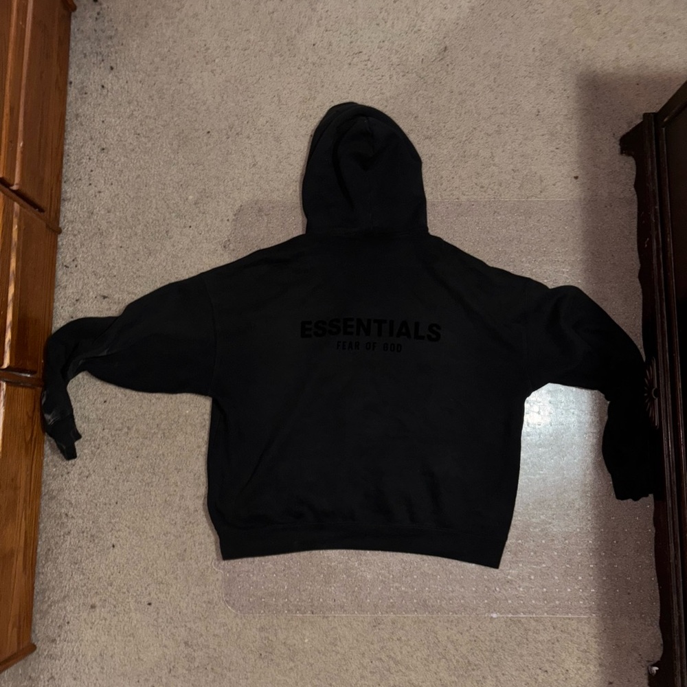 Fear of God Essentials Black Hoodie